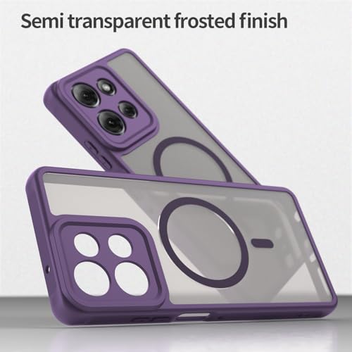Image of Compatible with Moto G Play 2025 Case Cover,Compatible with MagSafe,Anti-Fall,Compatible with Motorola Moto G Power 2025 / Moto G 5G (2025) XT2513V T2513-1 Cell Protective Phone Case Purple