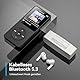 AGPTEK MP3 Player 32GB Bluetooth 5.3, 1.8 Zoll 40 Stunden Wiedergabezeit Digital Kinder MP3 Player mit FM Radio, bis zu 128G,(Ohne Kopfhörer) Schwarz