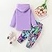 GOLLUNER Toddler Baby Girls Clothes Long-sleeve Tie Dye Hoodie Sweatshirt Joggers Pants Heart Print Hooded Outfits Set(2-3T)