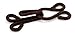 Lakesstory Brown Covered Hooks & Eye Sewing Closure for Fur Coat Jackets Sewing Hooks for Clothing, 1-1/2