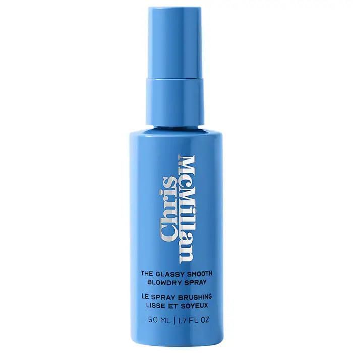 Chris McMillan - Mini Anti-Frizz Blowdry Spray for Smooth, Shine-Enhancing, Salon Results, Glossy Hair – Lightweight Heat Protectant Mist for Shine, Softness & Frizz Control, Travel Size