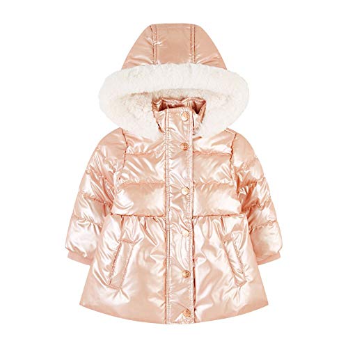 Mothercare Flow Padded Coat Plain Giubbotto, Nero (Pink 130), 24-36 Months (Manufacturer Size:98) Unisex-Bimbi