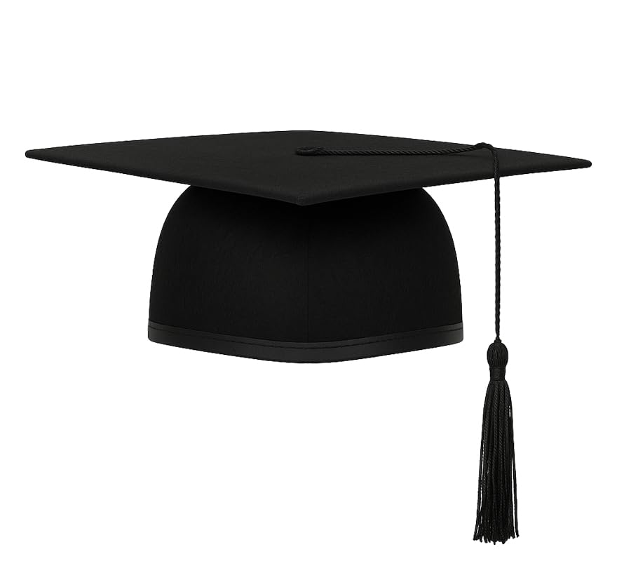 ZZ DISFRAZZES | Birrete Infantil, Sombrero Estudiante Niños, Gorra Graduación Fiesta fin de curso (1 unidad)