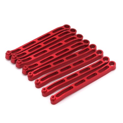 RC Upgrade Accessories for MN78 1/12 Metal Upgrade for Chassis Fixing Rod RC Car Spare Parts RC Car Upgrade Parts Modified Accessories Replacement DIY Parts(Red)