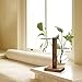 Takefuns Hydroponic Vase Water Propogating Vase Station Plant Terrarium with Wooden Stand Air Planter Bulb Glass Vase Desktop Planter Glass Bulb Vase Retro Hanging Plant Glass Vase Home Decor