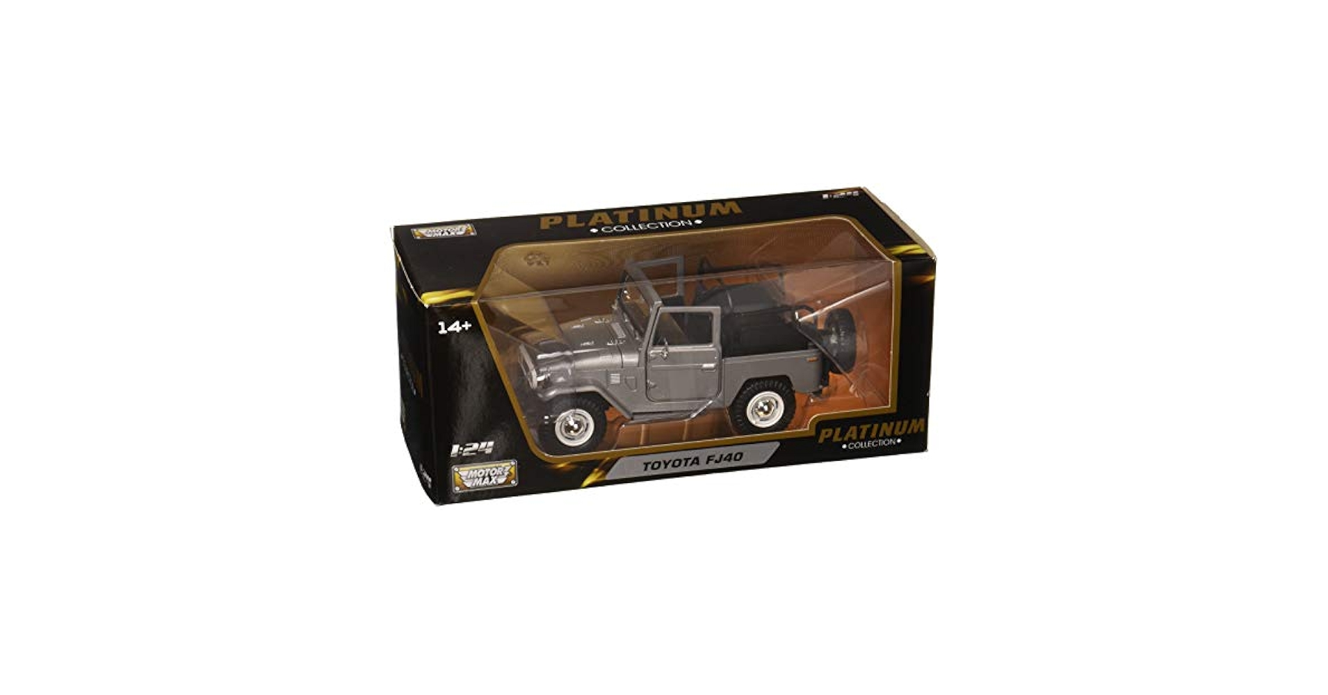 自動車 TOYOTA FJ40 1:24 PLATINUM COLLECTION Amazon.com: Motor Max 1:24 W/B Platinum Collection Toyota