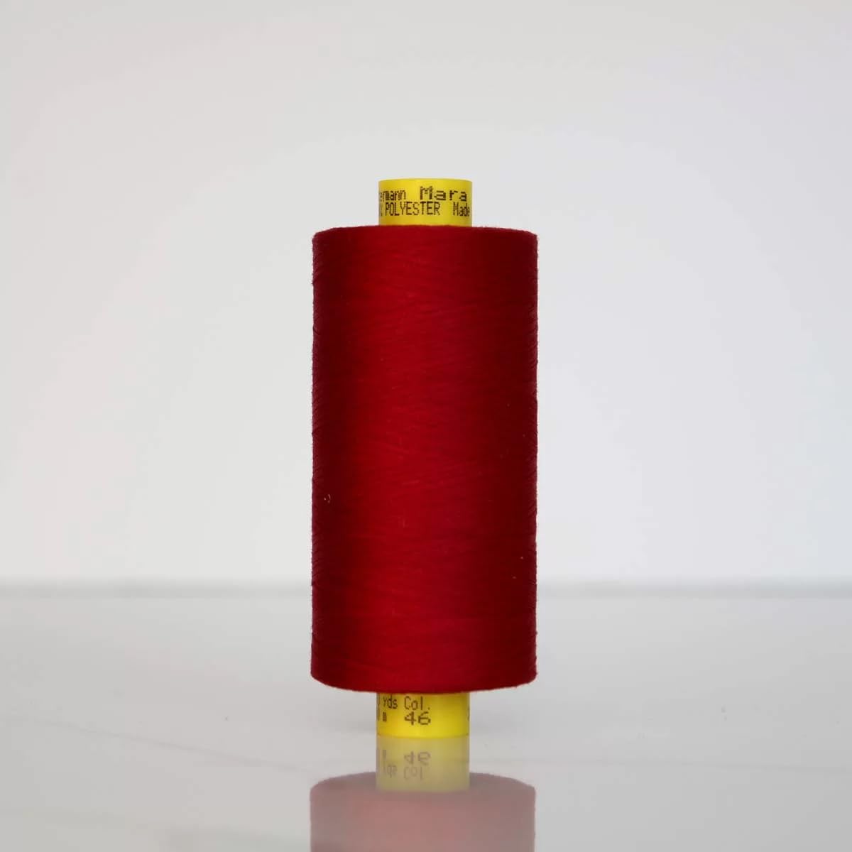 Gutermann Mara 120 All-Purpose Polyester Sewing Thread – 1000m Spool, UV Resistant, Silky Shine, Tear & Abrasion Resistant – Perfect for Sewing Machines or Hand Sewing/Colour-46
