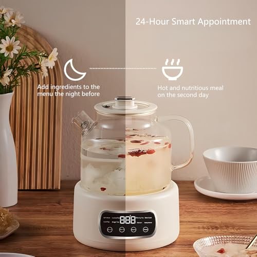 Tetera eléctrica Smart 1.2L con infusor y control digital miniatura 5
