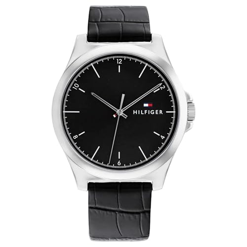 Image of Tommy Hilfiger Analog Black Dial Watch for Men TH1710550W