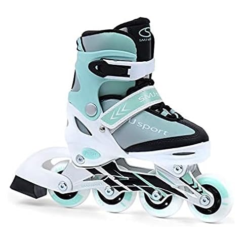 Patines en línea para niños SMJ Sport, ajustables y con rodamientos ABEC7 Cover