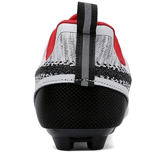 Image of Unisex Cycling Shoes Compatible with Peloton Indoor Riding Road Bicycle with Delta Cleats Outdoor Pedal Bike Shoes