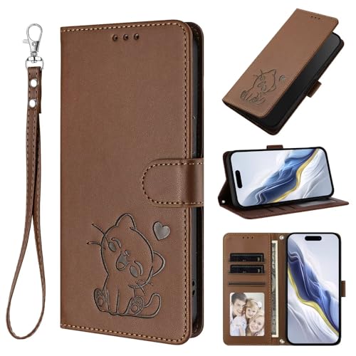 Coque pour Moto G Stylus 5G 2026, Housse Moto G Stylus 5G 2026, chat Coque Rabat Portefeuille Moto G Stylus 5G 2026, Etui Flip Folio Phone Cover Case,...