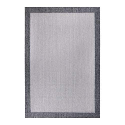 STORESDECO Alfombra vinílica Deblon – Alfombra de PVC Antideslizante y Resistente, Ideal para salón, Cocina, baño… ¡Disponible en Medidas Grandes! (140cm x 200cm, Gris)