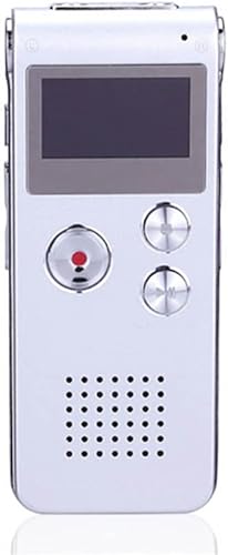 Vista 10 de Grabadora de audio digital espía activada por voz 16G Dictáfono Reproductor MP3 Regalo Portátil MP3 Grabadora de audio Dictaphone Carga USB (púrpura)