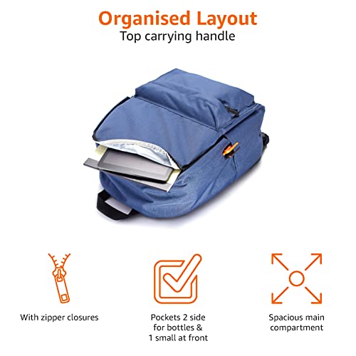 Image of AmazonBasics 21 Ltrs Classic Fabric Backpack - Navy