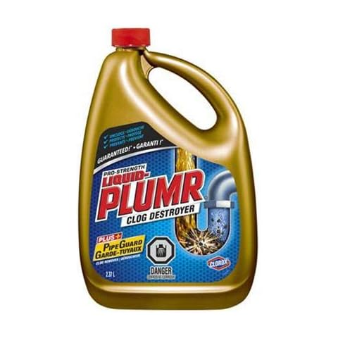Clorox Pro-Strength Liquid Plumber and Clog Destroyer, Pipe Guard, 2.37L. Cover
