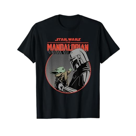 Star Wars The Mandalorian Mando and the Child Retro T-Shirt