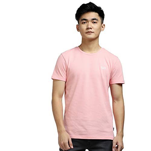 Image of Jack & Jones Men's Cotton Solid Slim Fit Crew Neck T-Shirt