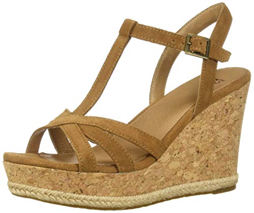 UGG Australia Melissa, Sandalia para Mujer, Chestnut, 37 EU