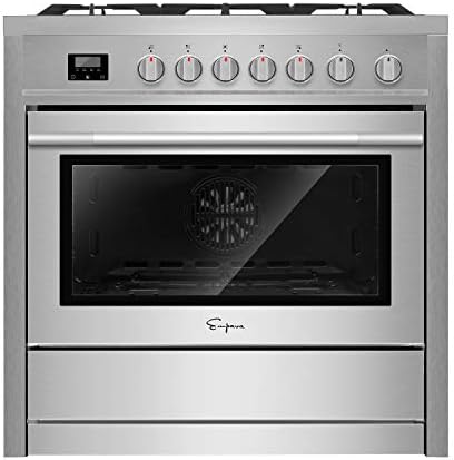 Empava 36″ Slide-In Single Oven Gas Range with 5 Sealed Burner Cooktop in Stainless Steel EMPV-36GR01 Empava 36″ Slide-In Single Oven Gas Range with 5 Sealed Burner Cooktop in Stainless Steel EMPV-36GR01