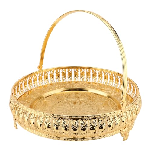 Cryfokt Retro -Obstschale, Dekorative Runde Pastellschale