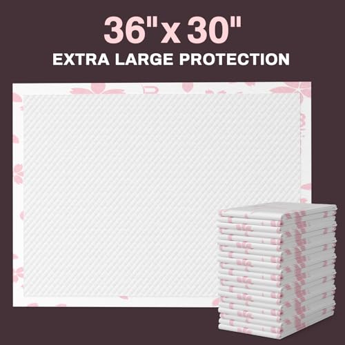 Image of MKISS 50 Count Heavy Duty Disposable Bed Pads 30 inch x 36 inch Incontinence Pads