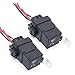 DollaTek 2Pcs Harnais de Relais étanche 40/30 ampères SPDT Relais 12V 4 Broches Relais Automobile avec Faisceau de câbles Robuste 16AWG 14AWG précâblé