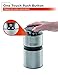 Electric Coffee Grinder Spice Grinder - Stainless Steel Blades Grinder for Coffee Bean Seed Nut Spice Herb Pepper, Brushed Stainless Steel Texture and Transparent Lid