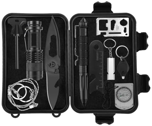 Kit Sobrevivencia Ferramentas, Kit de Sobrevivência de Emergência, Kit de Sobrevivência Completo, Kit de Sobrevivência, Kit Sobrevivência Emergência Camping