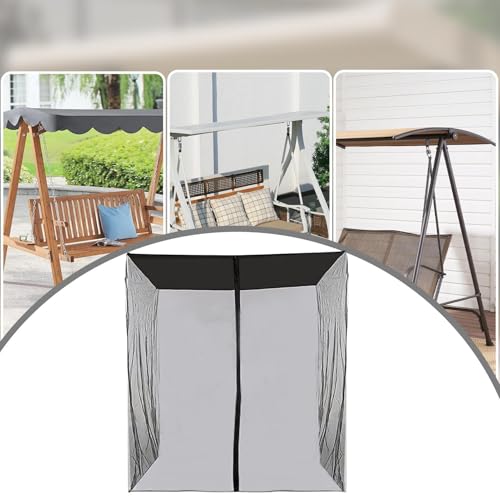 Patio Net Screen de malla con cremallera 155x125x200cm 8