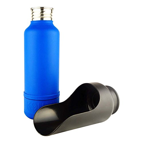 H2O4K9 K9 UNIT Insulated Dog Water Bottle, 25-Ounce, Patrol Blue