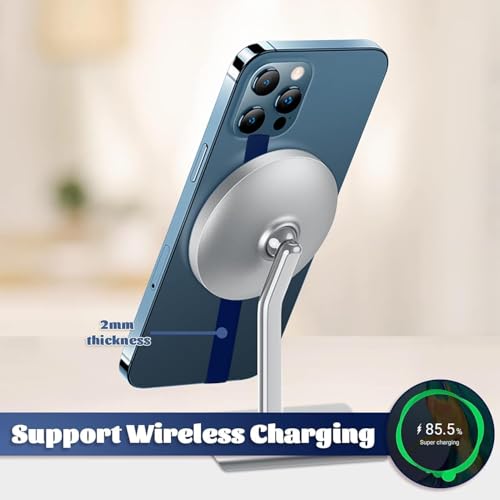 Image of Mizi [3 Pack] C-Shaped Clip Finger Phone Grip, Silicone Mobile Strap for Phone Case with Clip as Phone Loop Holder for iPhone & Android Phones - ‎(Black /Blue /Pink)(Small)