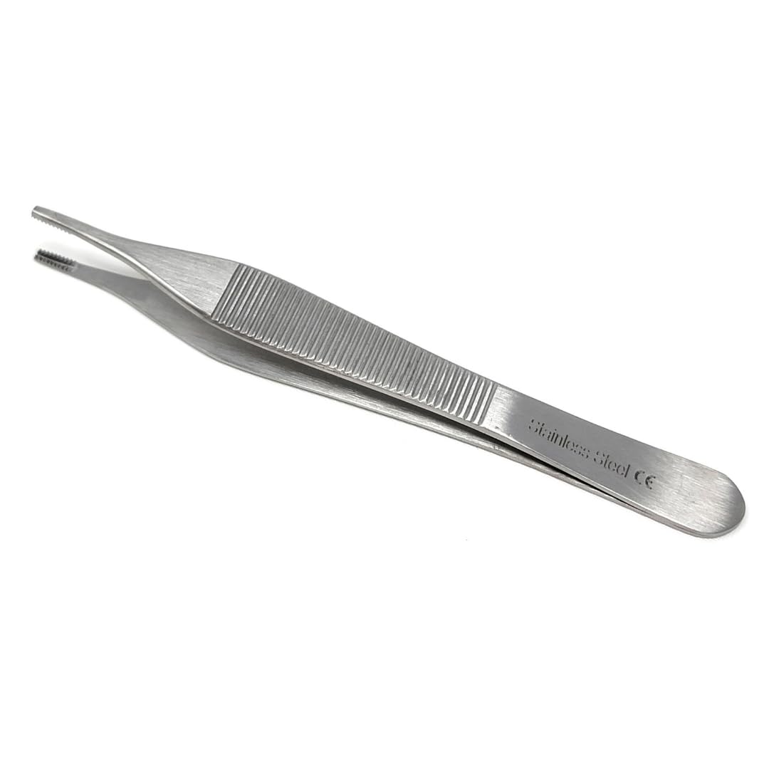 ADSON Forceps Tissue 1X2 Teeth ADSON Brown Forceps ADSON Dressing Forceps 4.75