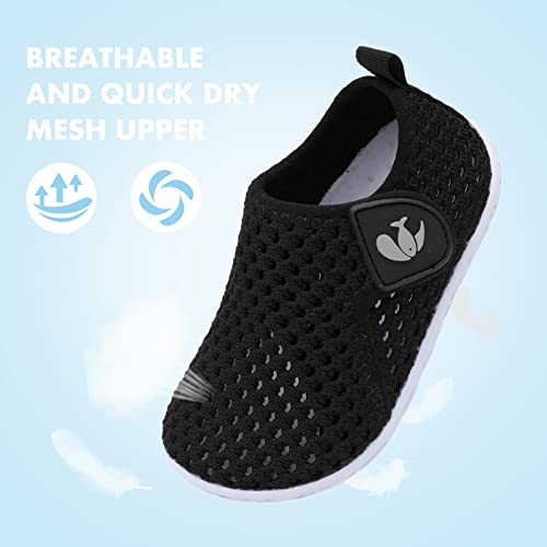 Image of FEETCITY Boys Girls Water Shoes Kids Aqua Socks Quick Dry Barefoot for Beach Swimming Pool