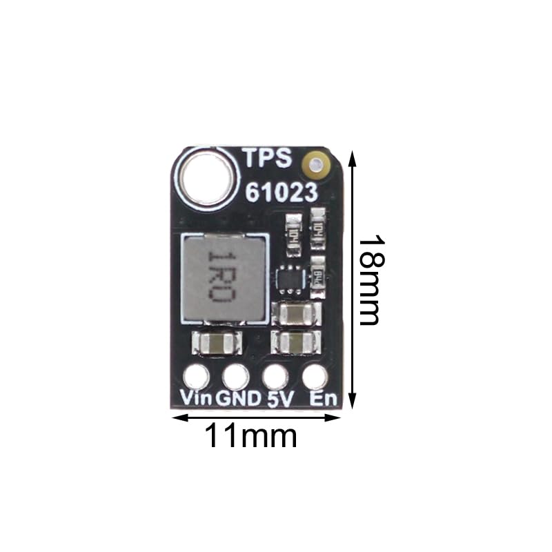 Convertitore Boost, TPS61023 DC 2V-5V a 5V Modulo Alimentazione Step Up con Pin Maschio XH2.54-4P