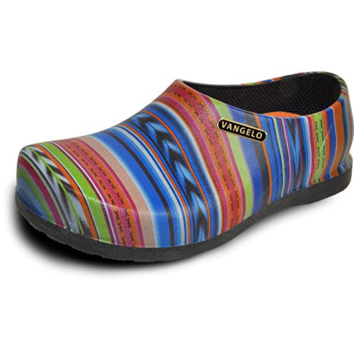 Image of VANGELO Professional Slip Resistant Clog Waterproof Men Work Shoe Nurse Chef Shoe Carlisle Multi Color-1 Men Size 14