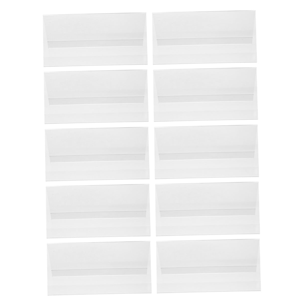 TOPBATHY 30 Pz tabellone portanumero da Tavolo di Nome Acrilico Porta Numero da Tavolo Biglietti da Visita Chiari Acrilico cavalletto Trasparente segnaposti per Matrimoni