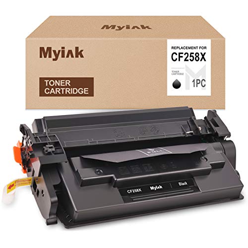 MYIK Compatible Toner Cartridge Replacement for HP 58X CF258X to use with m404dn MFP m428fdw m428fdn m404n m404dw m304 (No Chip, Black, 1-Pack)
