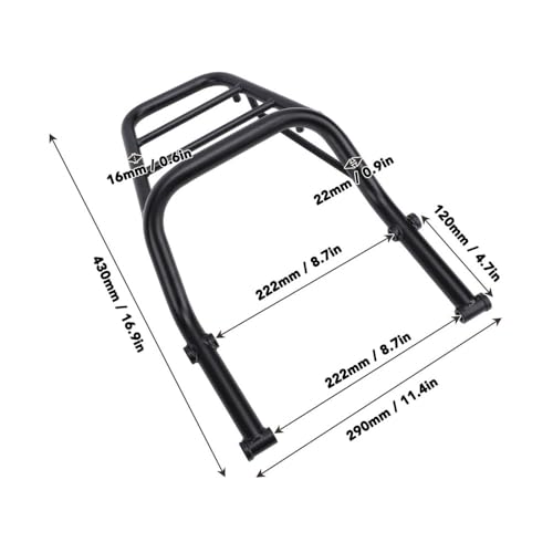 Porte-Bagage Moto Grom 125 MSX Solution Transport Bagages Dos Libre - 6