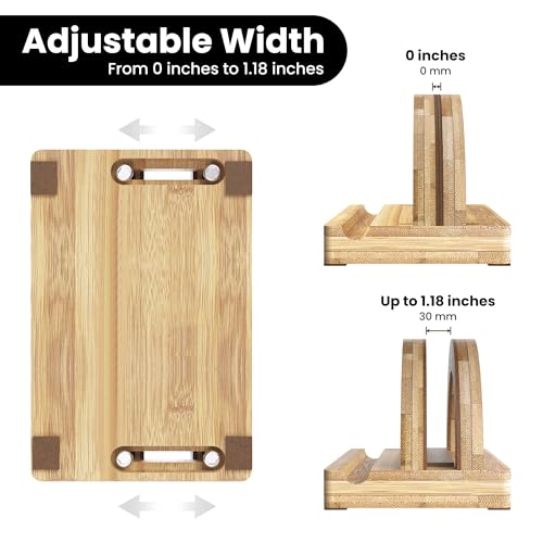 Soporte Vertical para Laptop de Bambú Ajustable Kothar miniatura 3