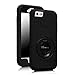 iPhone 6 Case, Fintie iPhone 6 (4.7) Case [Commander Series] Three Layer Hard Shell Cover Holster with Built-in Rotating Stand and Belt Swivel Clip, Black