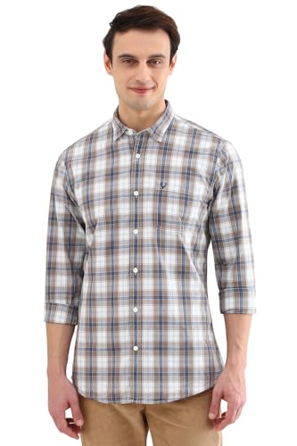 Image of Allen Solly Men's 100% Cotton Regular Fit Shirt
