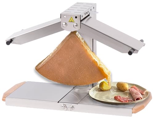 Appareil Raclette Traditionnelle 1-6 Pers – Louis Tellier Brézière® Signature Inox – Fabriqué en France, Durable, Facile à Nettoyer – Service à la...