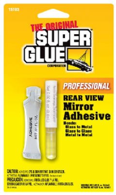 Rear View Mirror Adhesive, Professional Strength, .01-Fl.-oz.