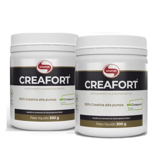 Kit 2 Creatina Creafort Vitafor Pote 300g