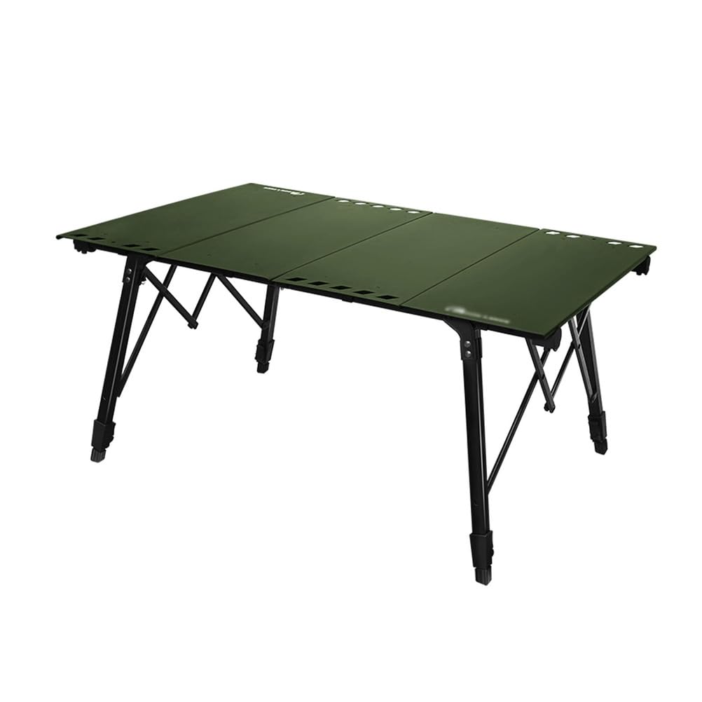 Table de camping légère pliable en métal : fini le mobilier lourd à la plage