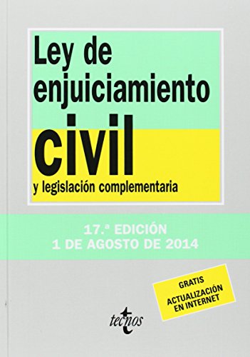 Ley de Enjuiciamiento Civil: y legislación complementaria (Derecho - Biblioteca De Textos Legales)