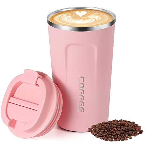 Travel Mug, Vacuum Insulated Coffee Cup, Reuseable...