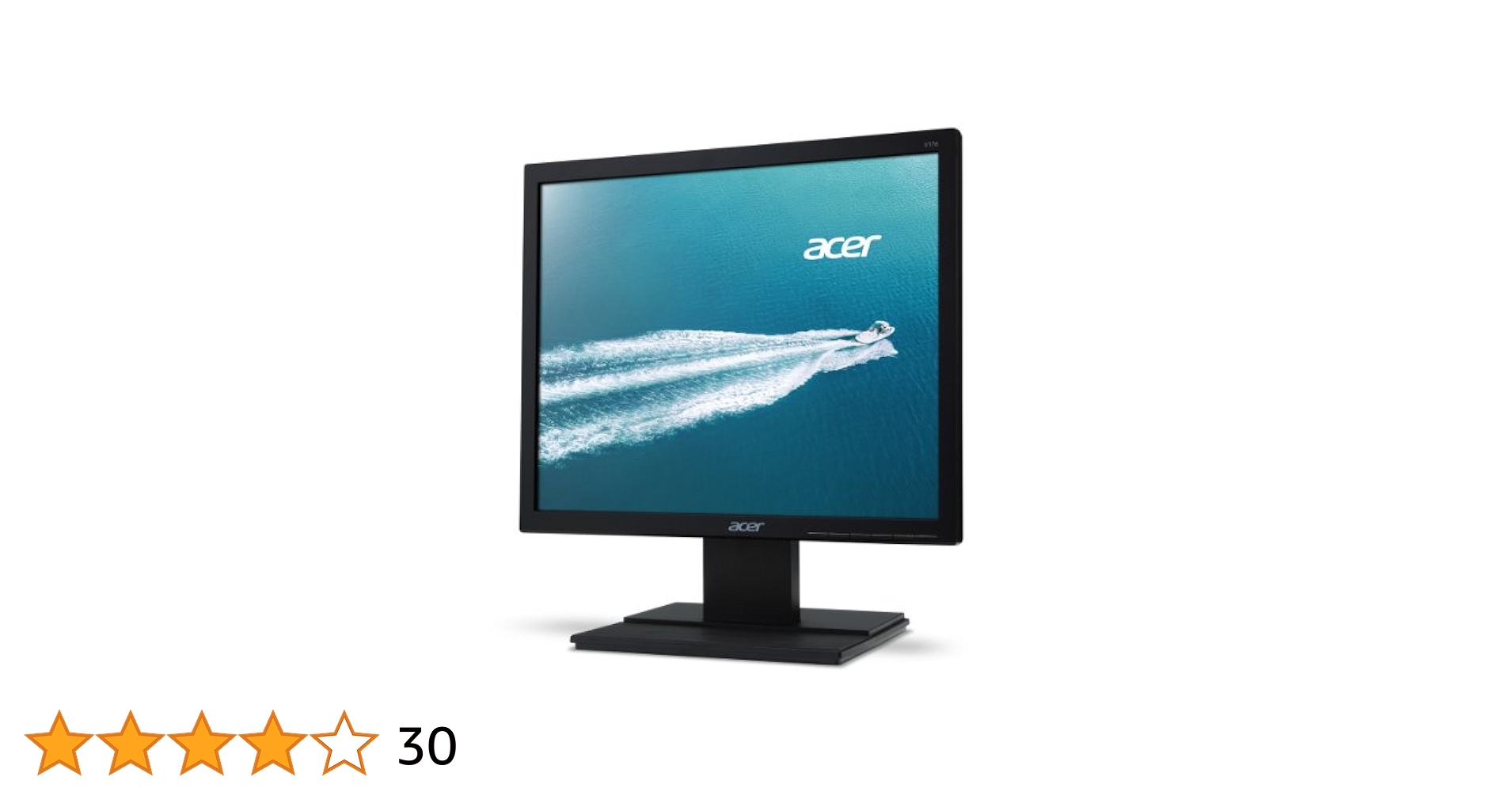 ディスプレイ Acer V176L - LED monitor - 17&quot; - 1280 x 1024 - TN - 250 cd/m2 - 5 ms - VGA - black rdzdsi3 Acer V176L - LED monitor - 17