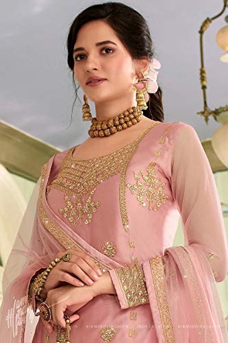 Delisa New Indian/Pakistani Eid Special Party/Ethnic wear Georgette Straight Ghagra Style Salwar for Womens NEW 003